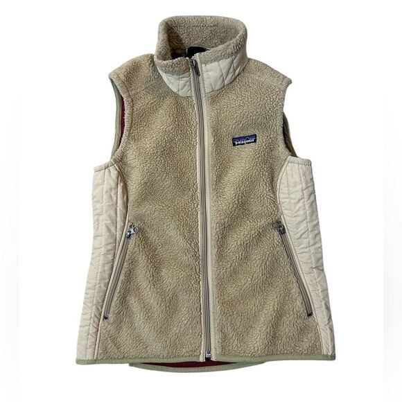 Patagonia Jackets & Blazers - Womens Patagonia Classic Retro-X Fleece Natural Full Zip Size XS Color Natural